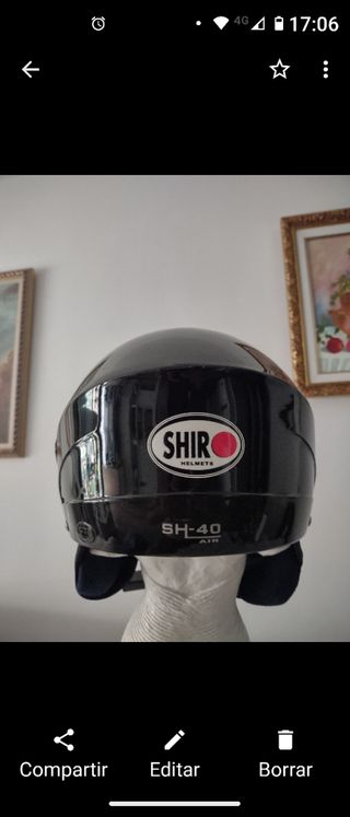 Casco Shiro moto vintage