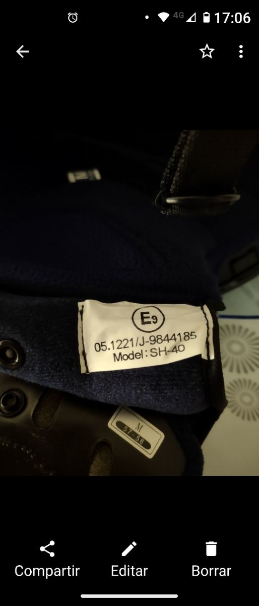 Casco Shiro moto vintage