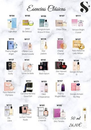 Perfumes clásicos 50ml - ¡Oferta!