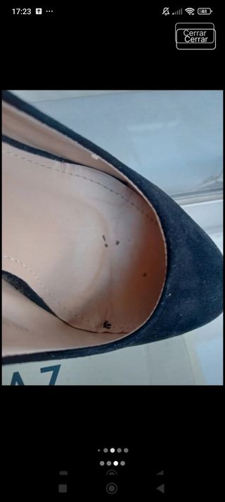 Tacones negros ante - Elegantes