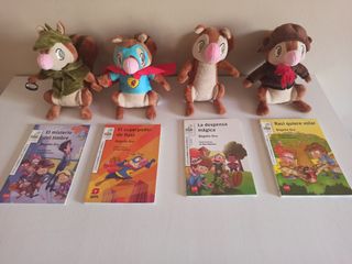 Pack Libro con peluche Rasi