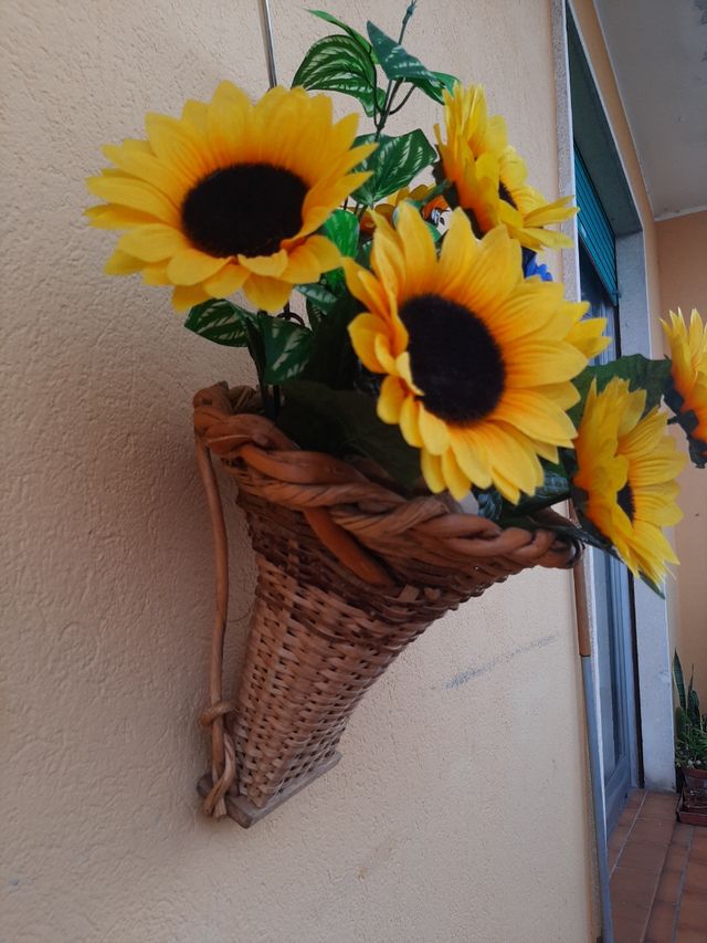 Cestino vimini marrone - Gerla