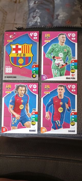 5 Cromos FC Barcelona Adrenalyn 24/25