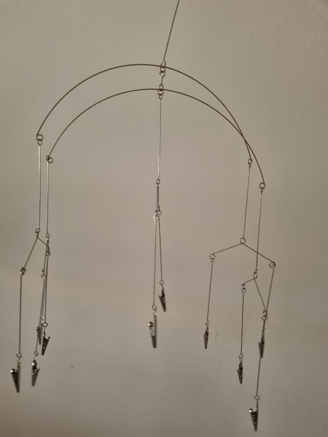 Móvil colgador de fotos.