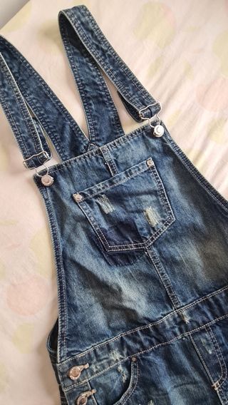 Mono vaquero Stradivarius - Azul