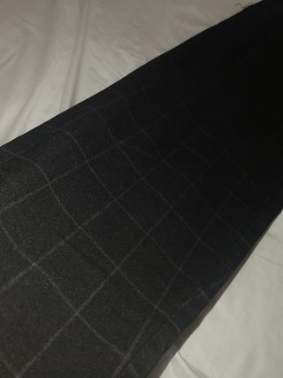 Pantalón Bershka negro cuadros