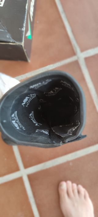 Botas moto piel - usadas