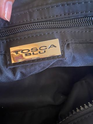 Tosca Blu borsa a mano nera fuxia