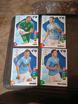4 Cromos Adrenalyn  24-25 Celta 