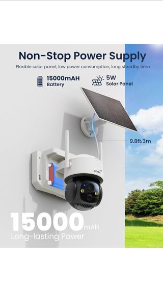 Cámara seguridad ZOSI 4G LTE solar