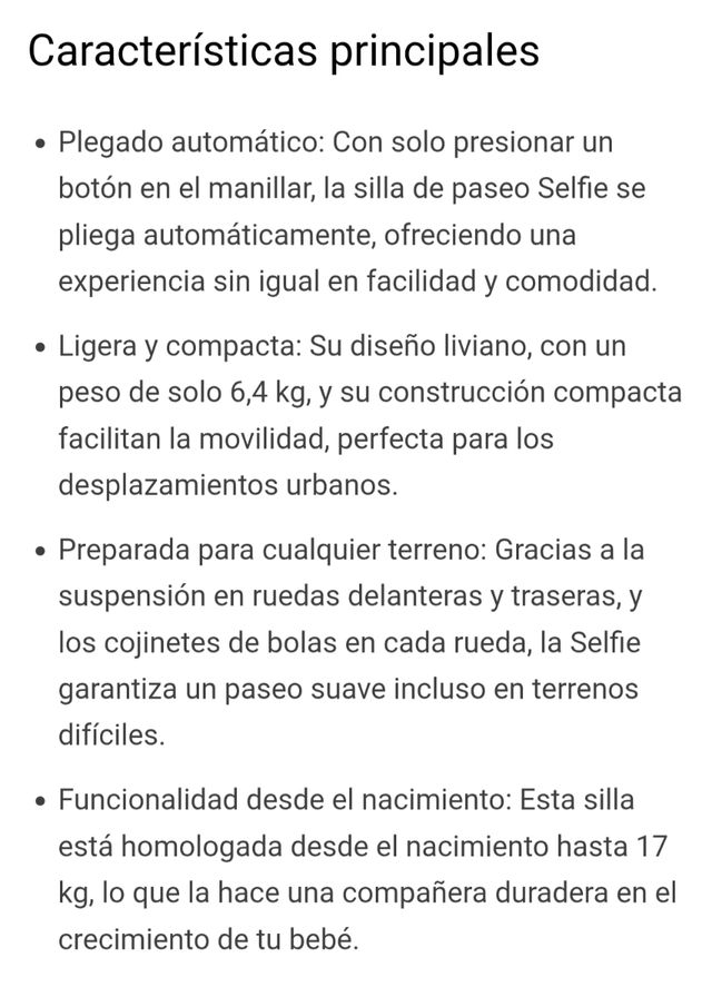 Silla paseo Peg Perego Selfie