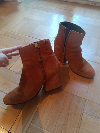 Botines Marrón - Tacon bajo