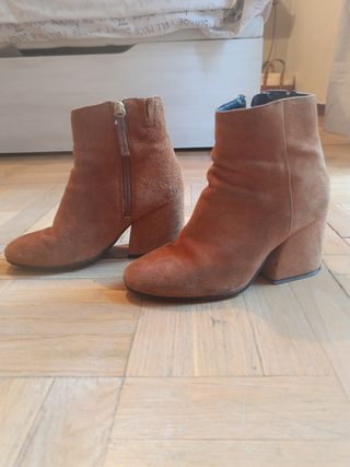 Botines Marrón - Tacon bajo