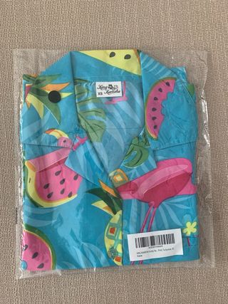 Camisa King Kameha XS turquesa