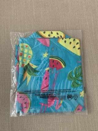 Camisa King Kameha XS turquesa
