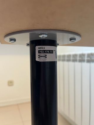 Escritorio LINNMON Ikea Gris + patas ADILS negras