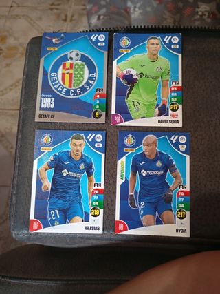 10 Cromos Getafe Adrenalyn 2024-2025 
