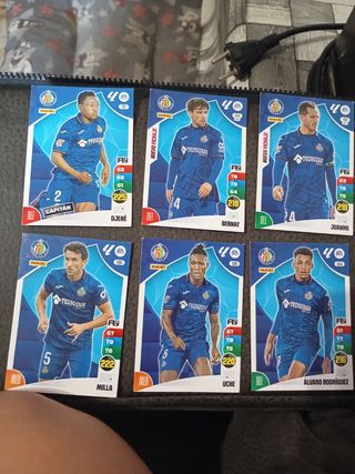 10 Cromos Getafe Adrenalyn 2024-2025 