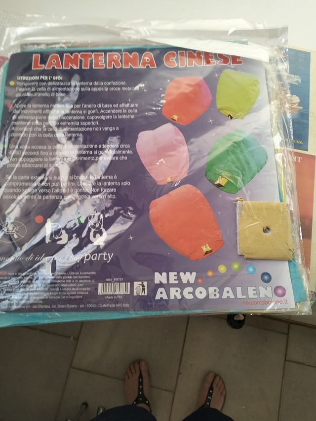 Lanterne volanti cinesi x 4