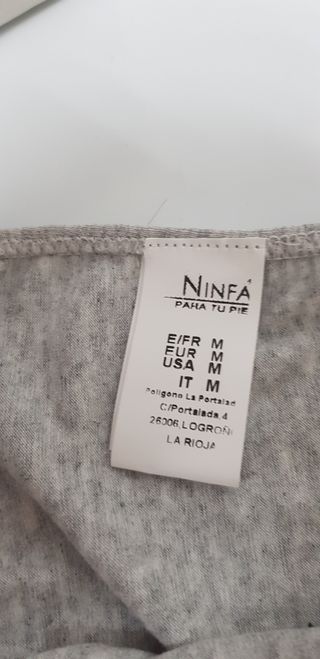 Conjunto lencería gris