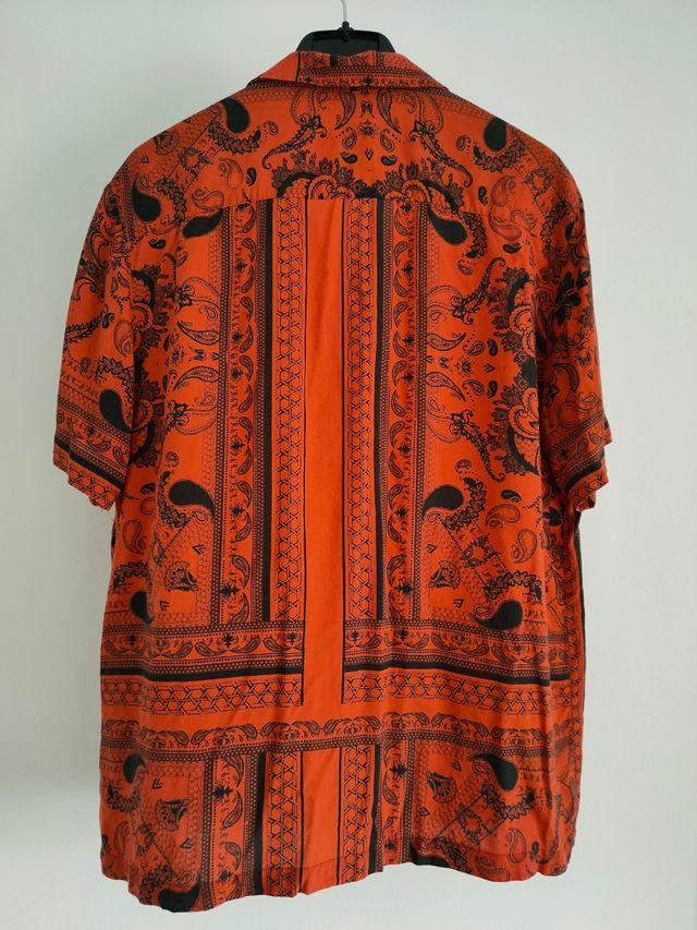 Camisa Paisley Naranja