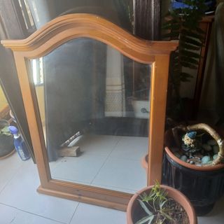 Espejo madera marrón estilo clásico