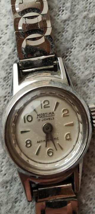 Reloj Mortima mujer vintage. Funciona con el pulso