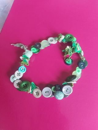 Collana bottoni vintage