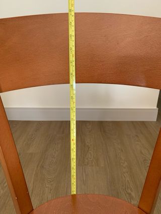 Mesa cocina 4 sillas - madera de cerezo