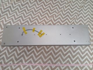 Plafón fluorescente doble acero