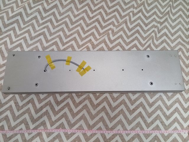 Plafón fluorescente doble acero