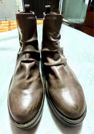 Botines marrones con plataforma