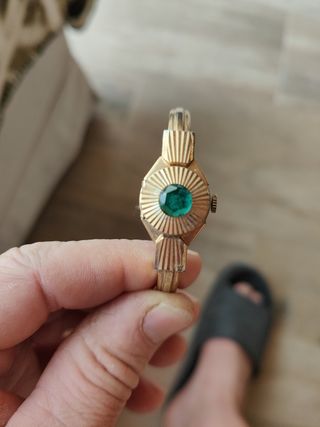 Reloj mujer antiguo dorado