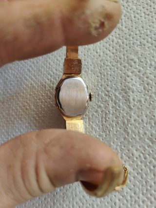 Reloj mujer antiguo dorado
