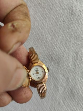 Reloj mujer antiguo dorado