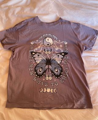 Camiseta Pull & Bear - Morada