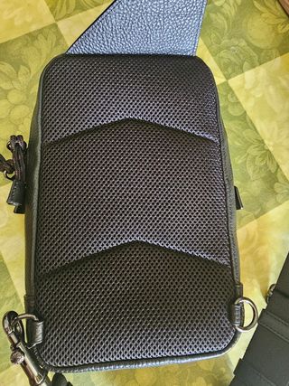 Tracolla Coach uomo, nera