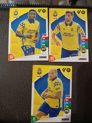 7 Cromos Adrenalyn 2024-25 UD Las Palmas