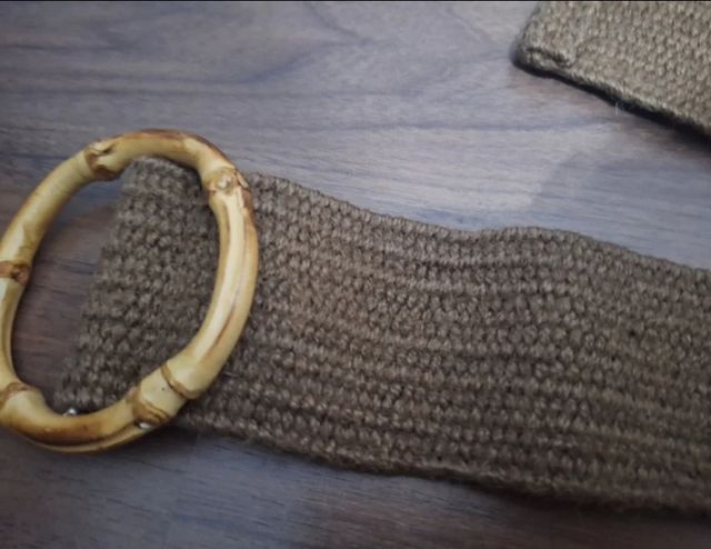 Cinturón Zara marrón 85cm - Nuevo