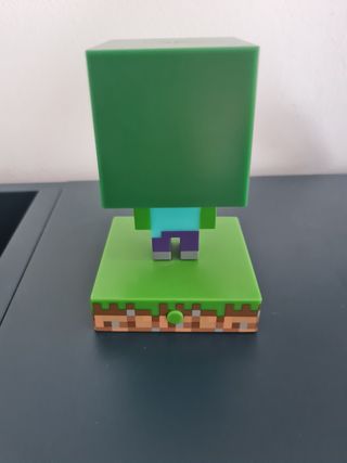 Lámpara Minecraft Zombie