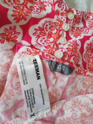 Top tirantes estampado floral i pantalón fluido 