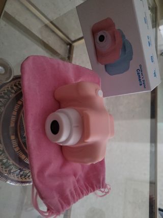 Cámara digital infantil rosa