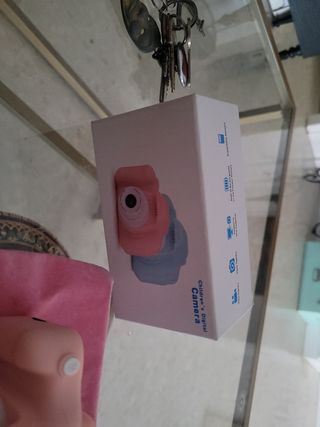 Cámara digital infantil rosa