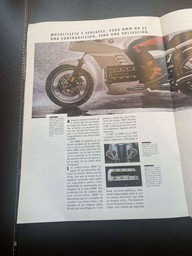 CATALOGO MOTOCICLETAS BMW 1991