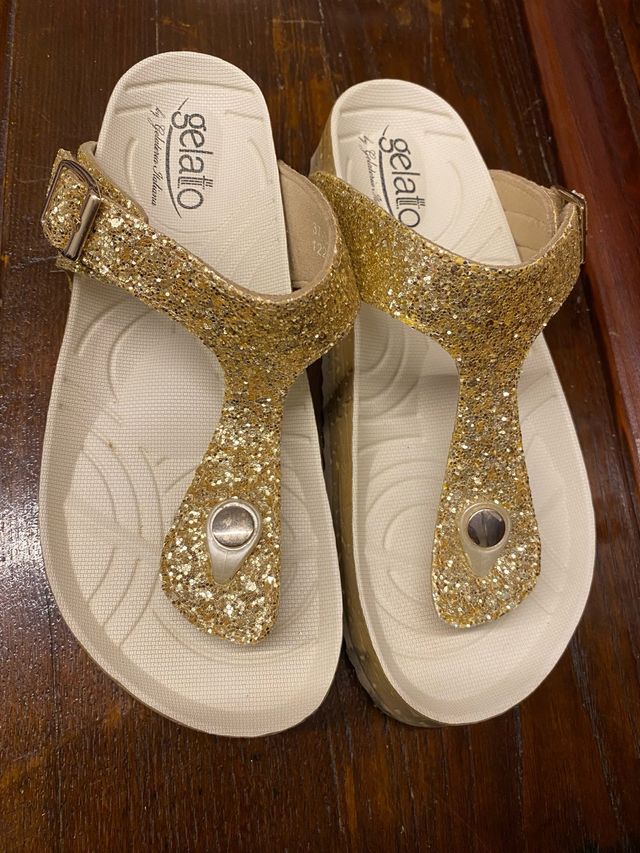 Infradito Gelato oro Tg 37-38