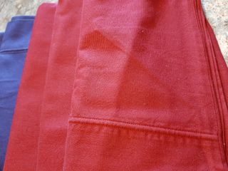 2 Federe Zucchi Cotone Blu e Bordo'