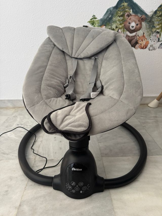Silla mecedora bebé - Gris