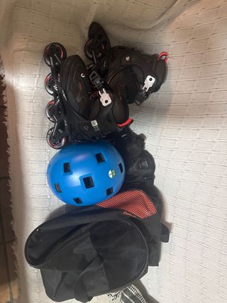 Patines Oxelo niño + casco talla S