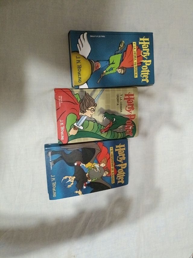 Harry Potter libros antiguos.