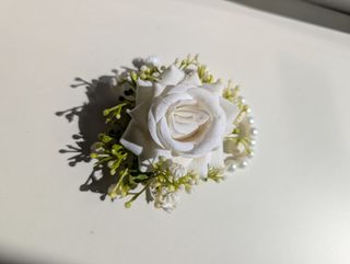 Pulsera Boda - Flor Blanca
